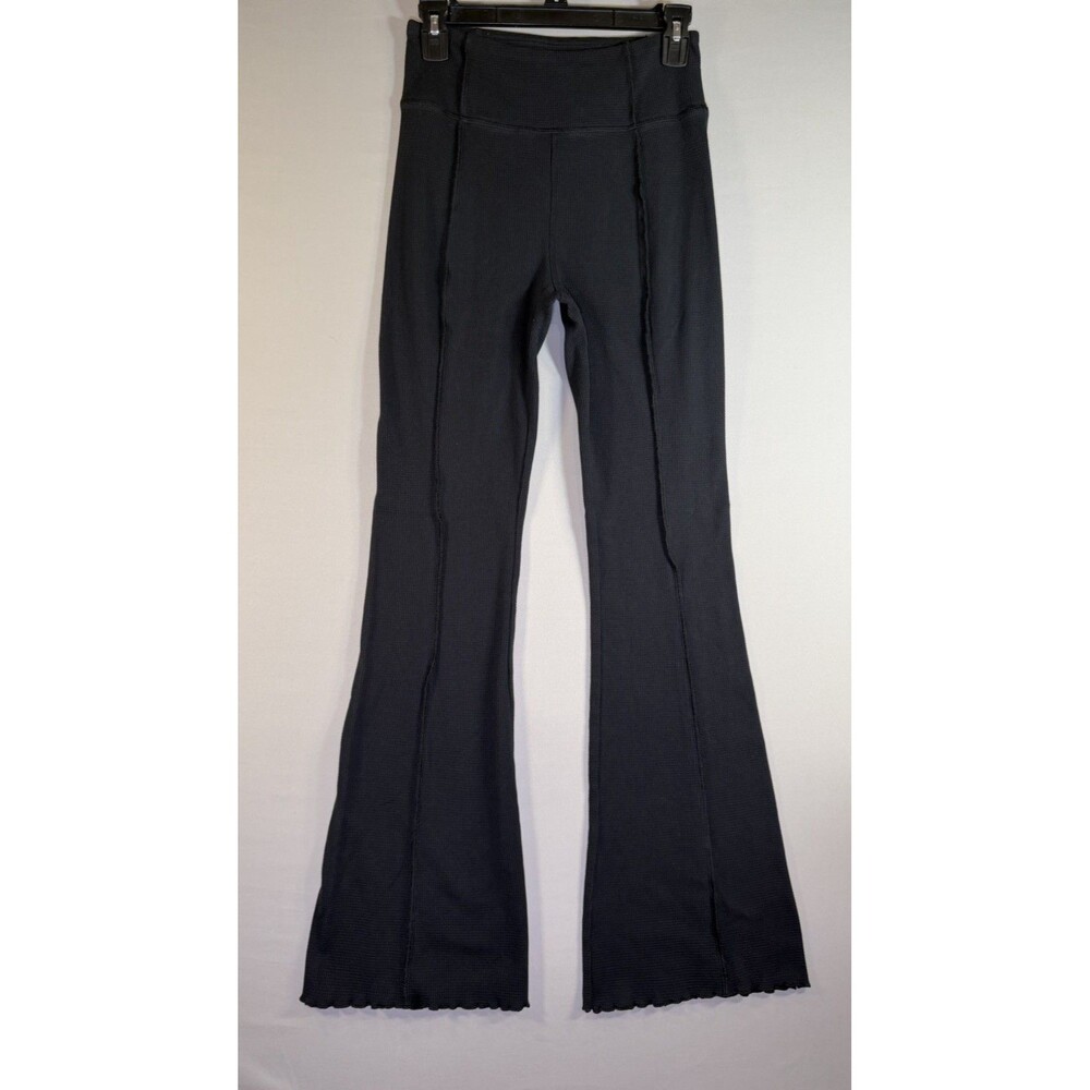 SO high rise black leggings juniors size M bell bottom